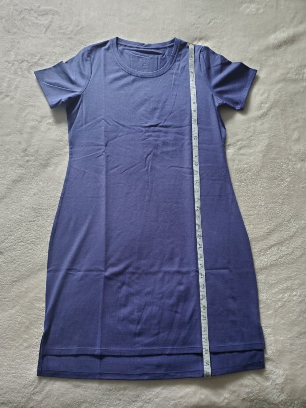 Woolx Lexie Merino Wool Blend Dress & Cover-up XS Ink Blue - Picture 8 of 11